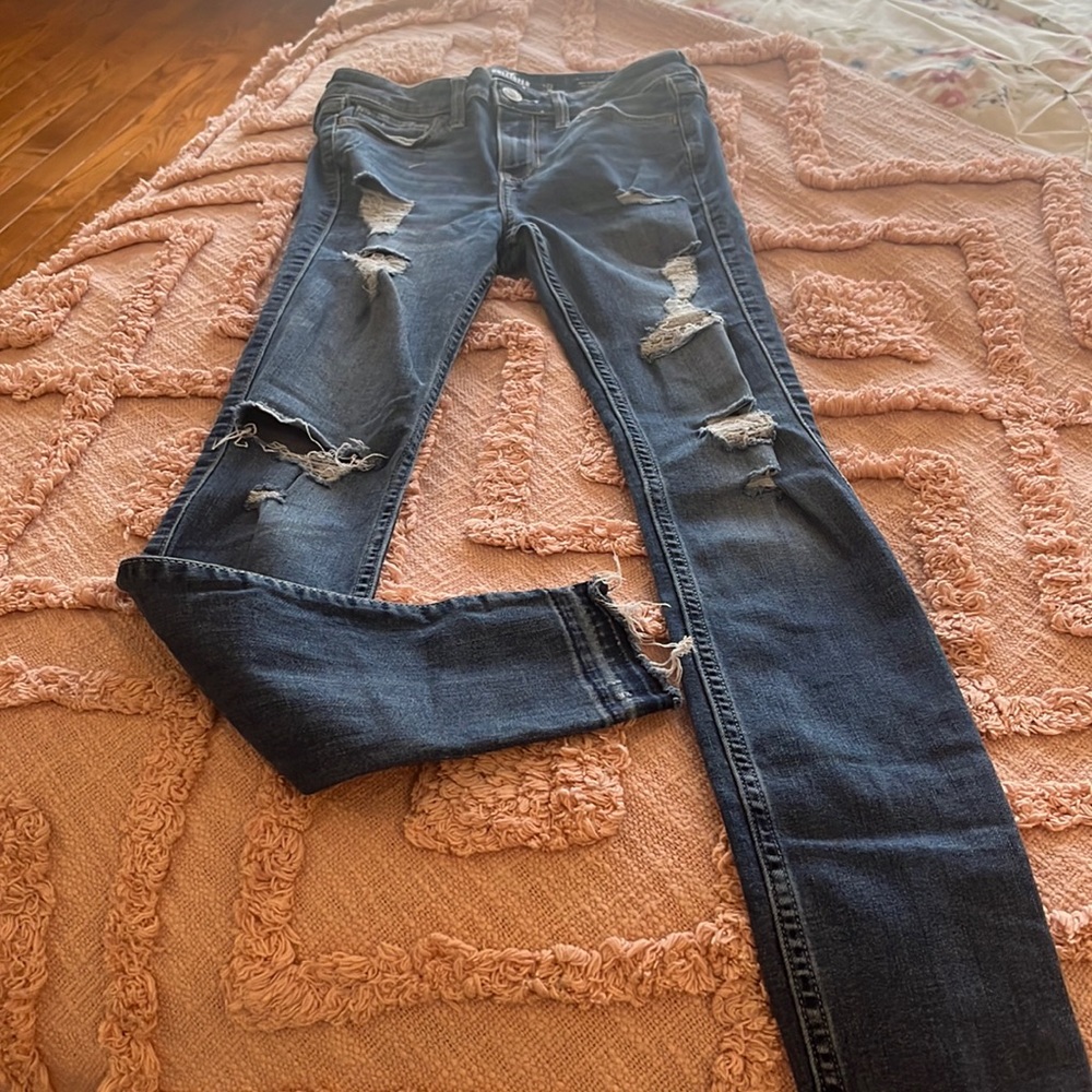 Hollister Mid-Rise super skinny classic stretch jean size 00R or 23X30